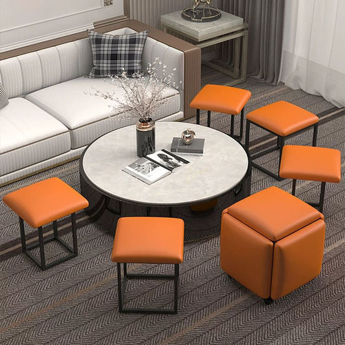 Internet celebrity Rubik's Cube combination stool, household stackable small stool, fashionable dining table, sofa stool, multi-functional simple bench