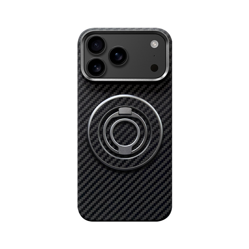 适用苹果17Air凯夫拉手机壳iphone17Promax芳纶纤维17磁吸保护套|undefined