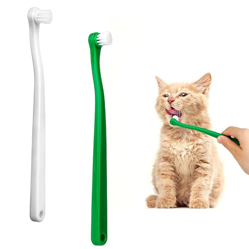 ペット用歯ブラシ ペット用品 歯のクリーニング 使い捨て歯ブラシ 犬猫用 口腔洗浄活動|undefined