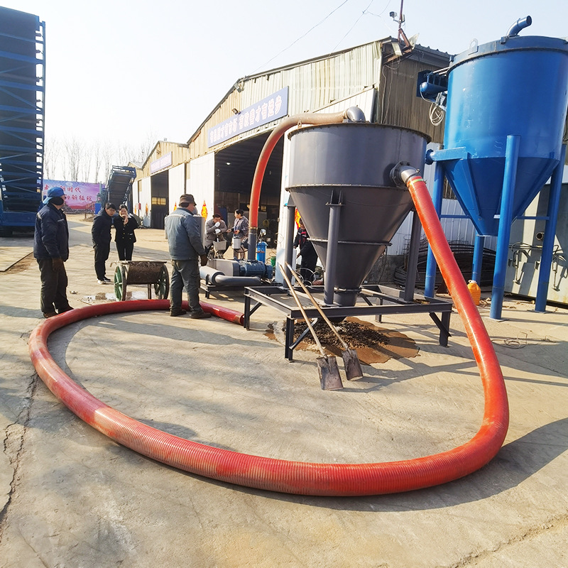 盛民机械吸泥浆负压输送机 真空喂料吸泥巴铁路隧道气力输送机