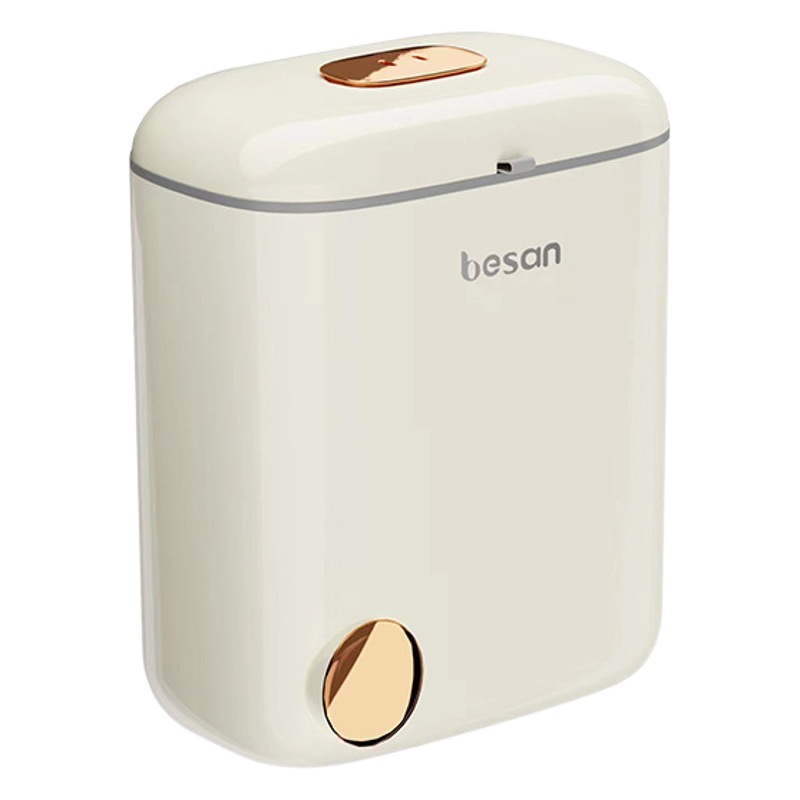 Basura de la cocina puede colgar inodoro cesta de papel sanitario impermeable cubo sanitario colgante de pared inodoro automático basura de embalaje