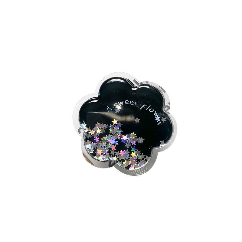 Handy-Airbag-Halterung, japanischer und koreanischer Instagram-Stil, selbstklebende Blume, erweiterbarer Treibsand, einfarbige Nische_voghion.com