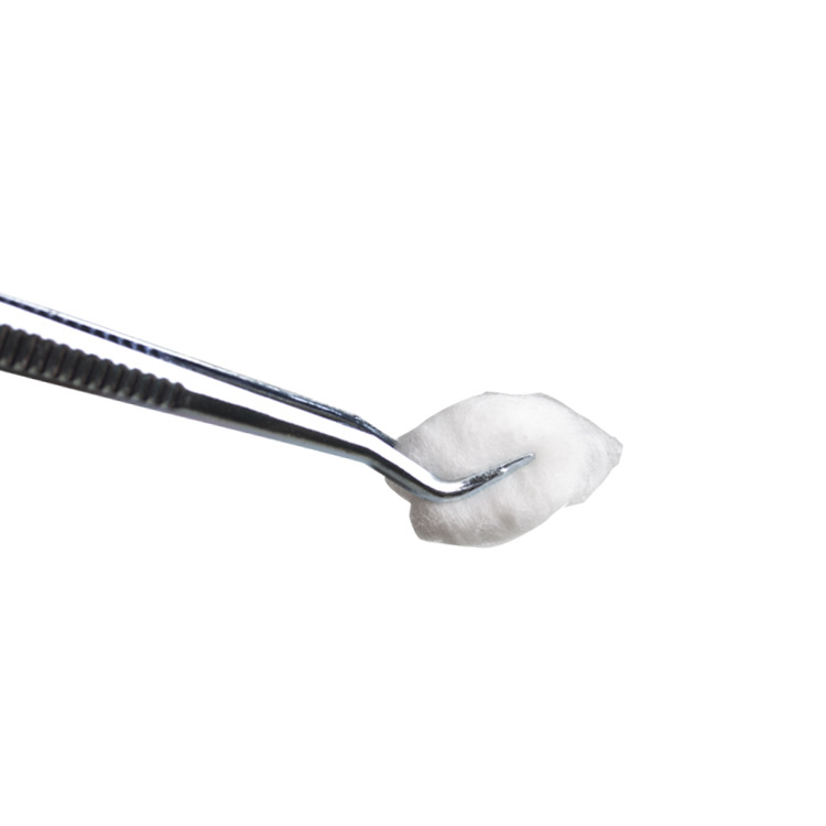 Pinzas dentales, pinzas de hierro desechables, pinzas curvadas, pinzas para caja de instrumentos bucales, pinzas curvadas de hierro fundido