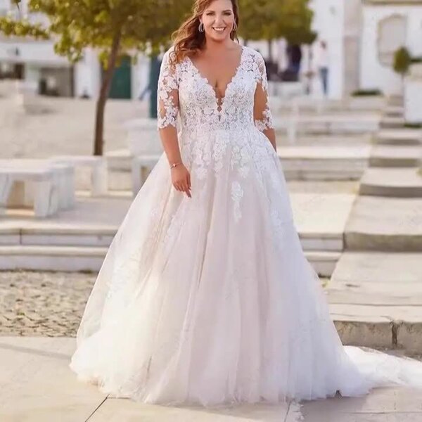 European and American cross-border new wedding dress bride wedding…