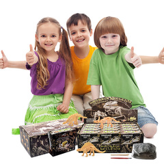 Dinosaur Fossil Digging Toy DIY Archaeological Simulation Dinosaur Skeleton Digging Blind Box for Kids Educational Toy Wholesale