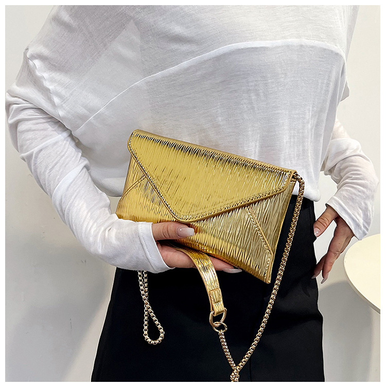 132g Weight Polyester Cotton Lining Material Flip Cover Closure Type Single Shoulder Strap Strap Type Envelope Bag Bags Type Casual, Holiday Occasion Pu Leather Material Solid Color Pattern All Seasons Season Women's Gender Vintage Style, Classic Style Style Medium Size Women's Medium Pu Leather Solid Color Vintage Style Classic Style Flip Cover Envelope Bag 9