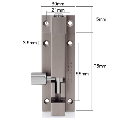 OD59 wholesale bolt door lock door bolt door buckle anti-theft door bolt lock buckle thickened bathroom wooden door latch door insert door
