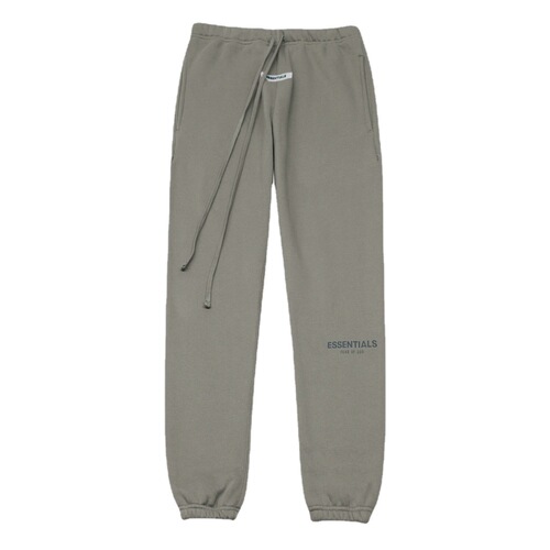 [Higher version] FCAR OF GOD ESSENTIALS reflective letter trousers plus velvet trendy brand leggings sweatpants