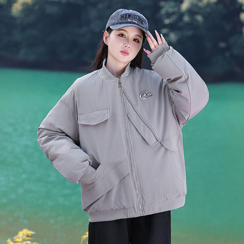 Hombres y mujeres pareja de algodón de invierno 2024 nuevo estilo de herramientas al aire libre chaqueta de algodón chaqueta con capuz chaqueta de asalto chaqueta de moda image 8