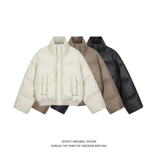 2024 winter new Japanese fashion Joker cotton collar loose casual padded coat a generation of hair