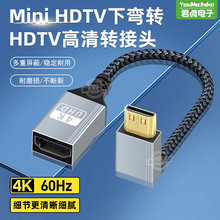 ���^ֱ��Mini hdmi�D���^4K ����ĸ���^���L��΢���D�Q��A�DC