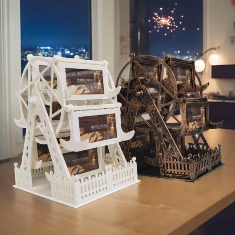 DIY Creative Retro Rotating Ferris Wheel Photo Frame Large Windmill Table Home Decoration Desktop Ornaments DIY Creative Retro Rotating Ferris Wheel Photo Frame Large Windmill Table Home Decoration Desktop Ornaments