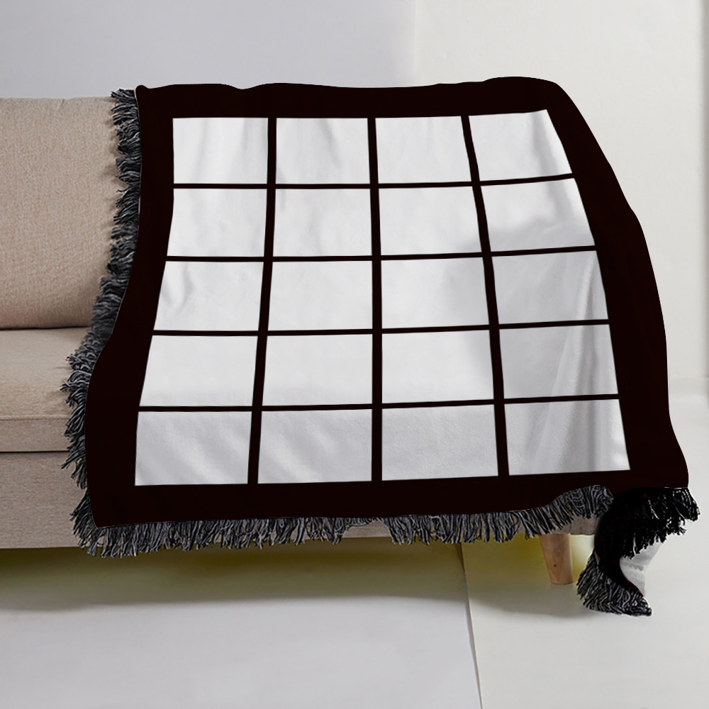 Flannel Sublimation Blanket Palace Grid Blanket Blank Printed Blanket Pure20 Palace Grid Air Conditioning Blanket Heat Transfer Starting From One Piece