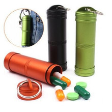 EDC密封罐鋁合金防水倉防水罐盒急救葯瓶小物件收納戶外用品裝備