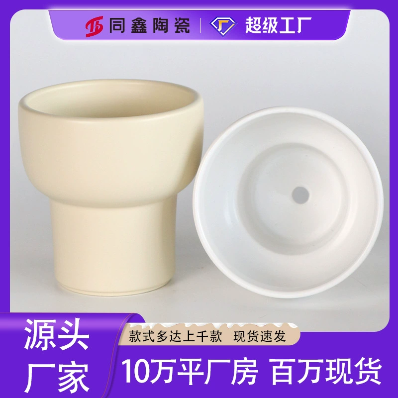 Керамический цветочный горшок креативный простой мясистый специальный горшок для офиса