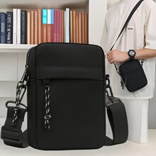 男士单肩包 跨境货源 男包 休闲斜挎包帆布包袋广告礼品 印字