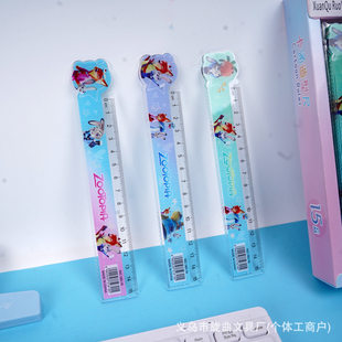 Zootopia Crazy Animal City 15cm special-shaped ruler cartoon creative shape small ruler student learning stationery