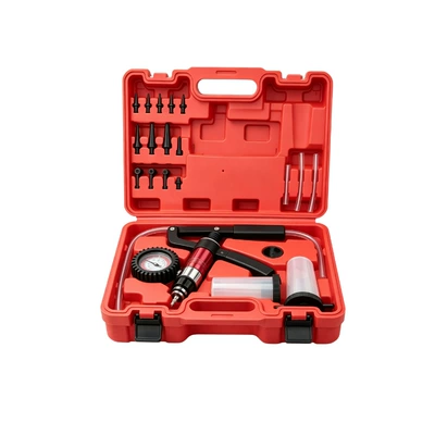 Manual Vacuum Pump Vacuum Suction Gun Air Pump Car Vacuum Pump Dual-Purpose Vacuum Gauge Brake Oil Pump (Əyləc vakuum nasosları) - vks6054