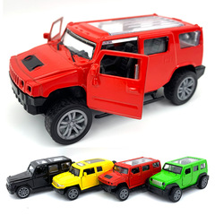 合金小汽車回力仿真模型開門跑車兒童玩具車越野車擺件扭蛋批發