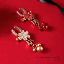 25年新品女用乳夹用品性感流苏夹乳头免打孔乳环带铃铛可调节带胸