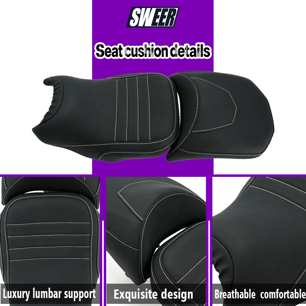 Suitable for 19-23 BMW R1250GS motorcycle modified seat cushion assembly, comfortable and soft seat cushion assembly