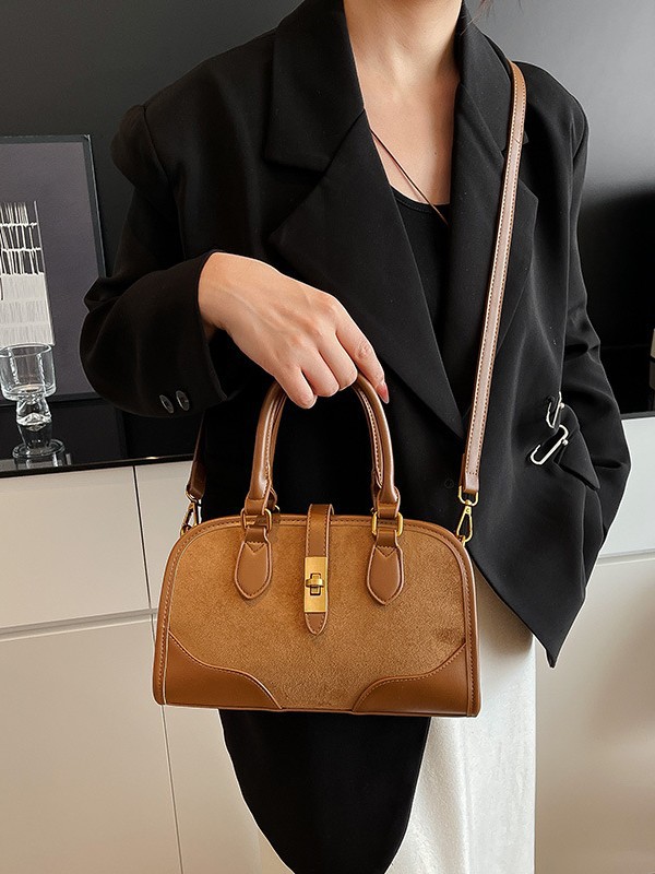 Bolsos retro de textura superior mujeres 2025 nueva moda europea y americana transfronteriza, moda versátil, bolso de lujo ligero