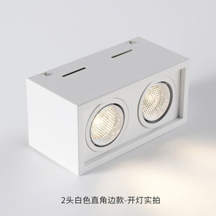 Накладная светодиодная лампа для вытяжки, квадратный потолочный светильник