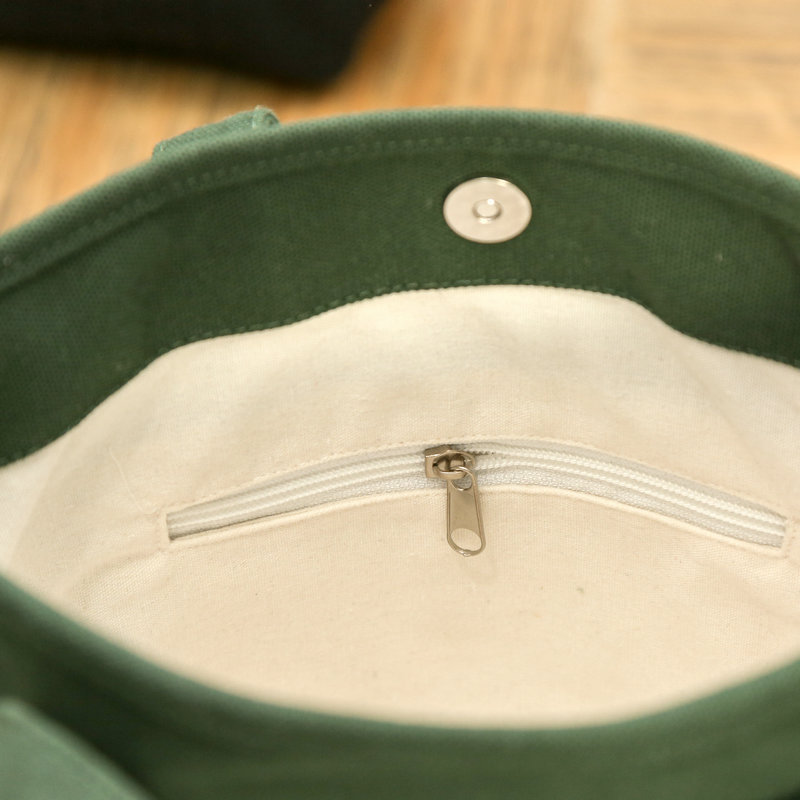 2023 lonchera bolsa de lona bolsa de asas japonesa y coreana para mujer bolsa de tela portátil de moda para mujer bolsa de tela bolsa de mujer de gran capacidad