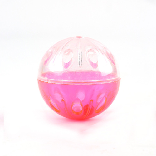 Manufacturer wholesale cat toy colorful hollow ball interactive cat bell ball sound-making toy self-entertaining pet toy