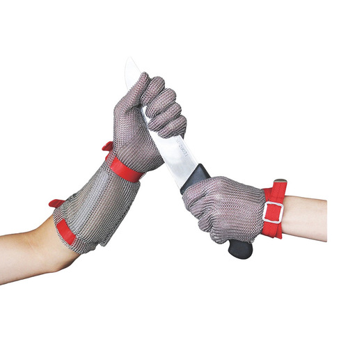 DURADARE Dou Dao Xia 5101 Stainless Steel Ring Anti-Cut Gloves Slaughter Meat Fish Cutting Protective Dou Dao Safety
