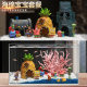 Pineapple House Fish Tank Landscape Full Set Cartoon Doll Ornaments Escape House Spongebob Small House Decorative Set