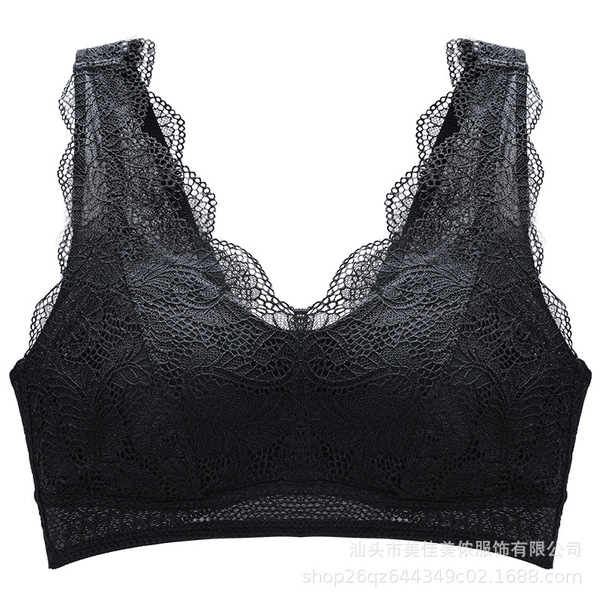 Meijia Menong simple lace push-up and breast-retracting breathable…