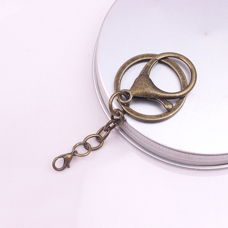 金属キーホルダー3点セット4本チェーンと各種ロブスターキーホルダーアクセサリー自動車アクセサリー|undefined