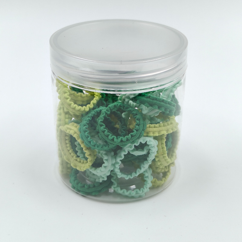 Fábrica directa enlatada de alta elasticidad no daña cabello de cabello de chicas anillo de toalla simple banda de goma cabello de cabello anillo de cabello de bebé