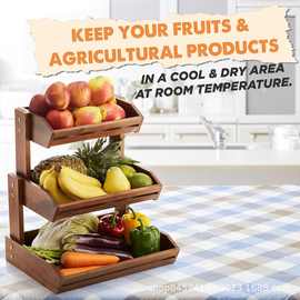 实木蔬菜水果置物架客厅桌面面包甜点架厨房调料收纳架木质储物架