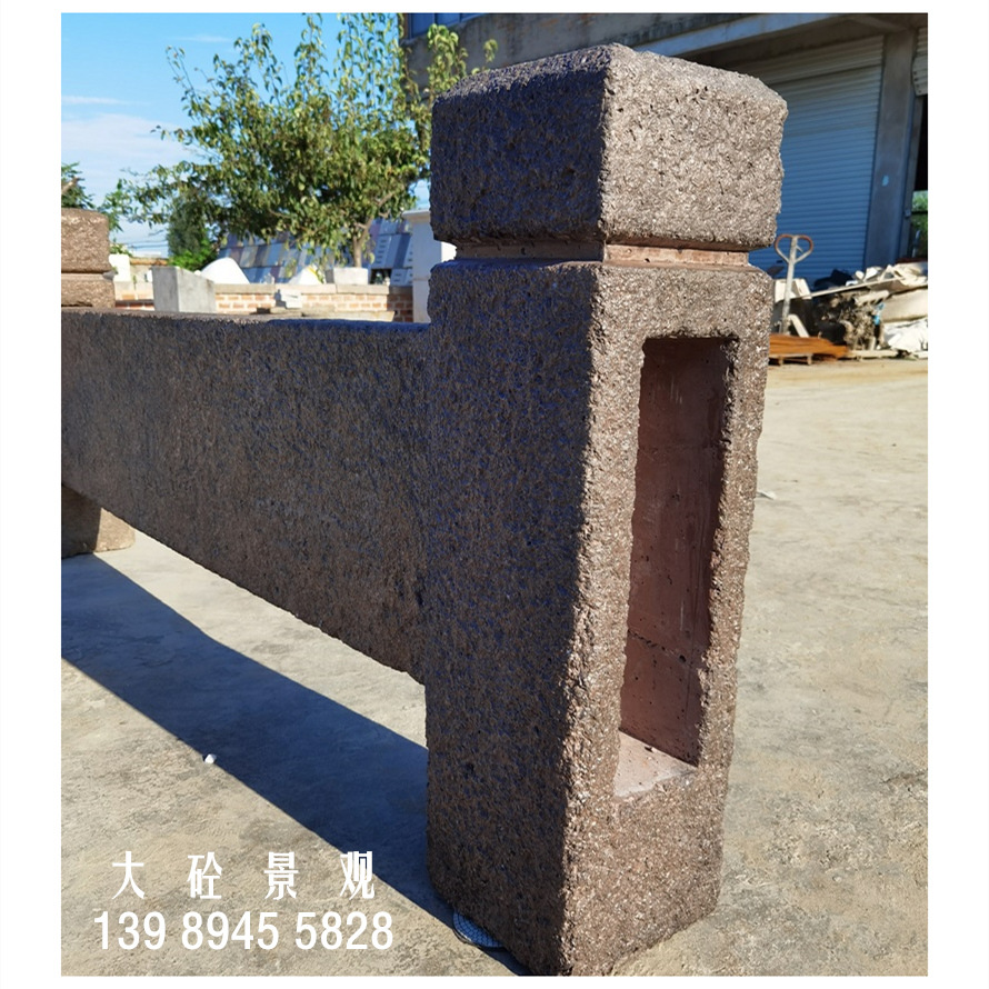 水泥仿老石板桥栏杆武康石仿古石材PC美丽乡村混凝土水泥板青石板