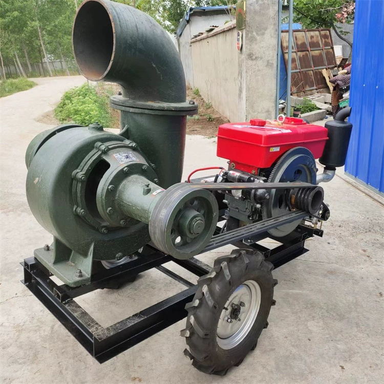 8-дюймовый дренажный насос для орошения 12-дюймовый дизельный электрический дренажный насос с двумя крыльчатками насоса высокого давления