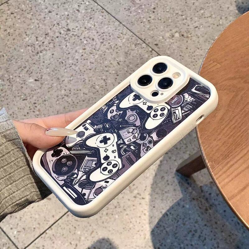Retro Game Handle for iPhone16pro Phone Case 15plus Trend 14promax Apple 13 Soft X