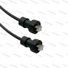 工业级户外PUR UL认证超六类 S/FTP 26AWG带电缆格兰头以太网网线