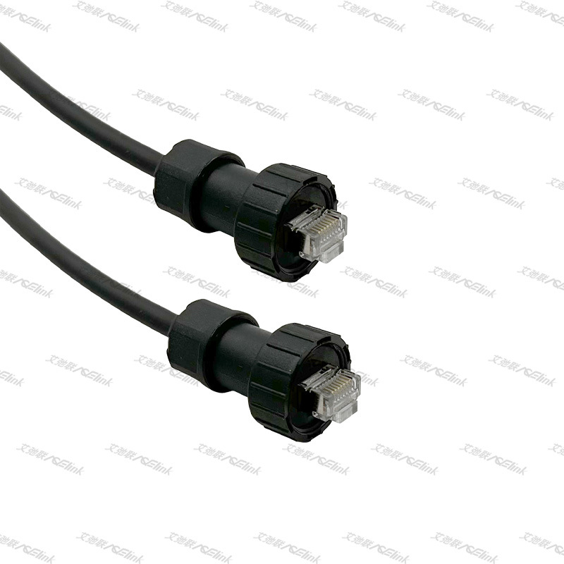 工业级户外PUR UL认证超六类 S/FTP 26AWG带电缆格兰头以太网网线