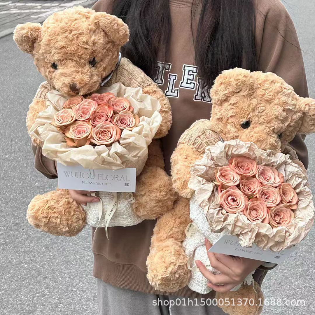Shirt bear (hug bear does not include bouquet)