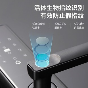 Ledi Youpin Fingerprint Lock Home Security Door Wooden Door Password Door Office Intelligent Identification Entry Door E18