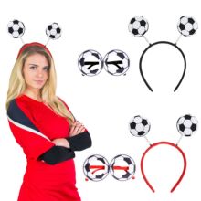 美加墨世界杯装饰足球眼镜发箍狂欢派对主题加油助威足球联赛道具