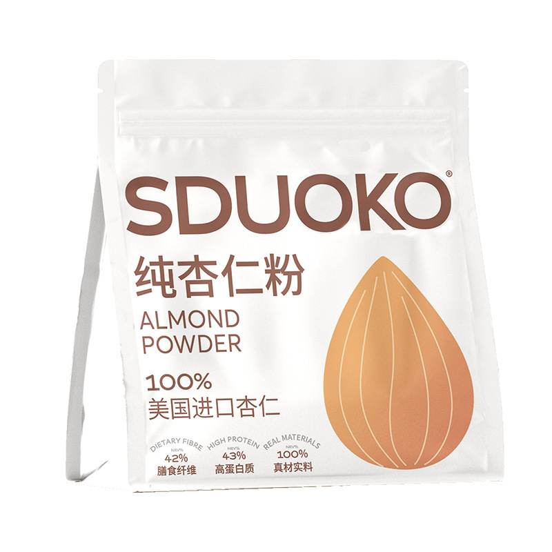 SDUOKO纯杏仁粉营养早餐冲泡即食饮品非美白烘焙纯杏仁粉代餐现货|undefined