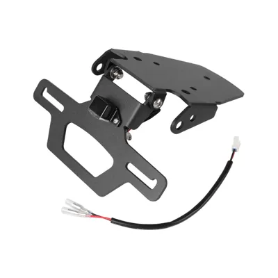 Suitable for Tiger Sport 660 800 Modified Short-Tail Motorcycle License Plate Frame Rear License Plate Bracket Accessories (License plate holder/license plate holder) - 24-models-ts6e-100-off-stacked-license-plate-holder