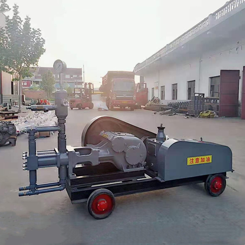 SYB双液变量注浆机地铁隧道加固双缸灌浆机四档双液往复式注浆泵