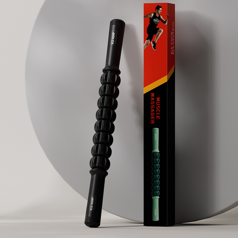 Masaje de relajación muscular de dientes de lobo, rodillos de yoga, piernas delgadas, acondicionamiento físico de la fascia, rodillos de masaje para todo el cuerpo