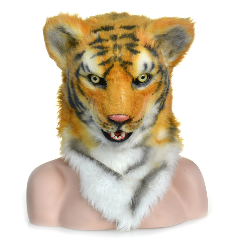 Máscara de cabeza de animal de cara completa Lobo Oso conejo León leopardo fotografía bola rendimiento máscara de película fabricante