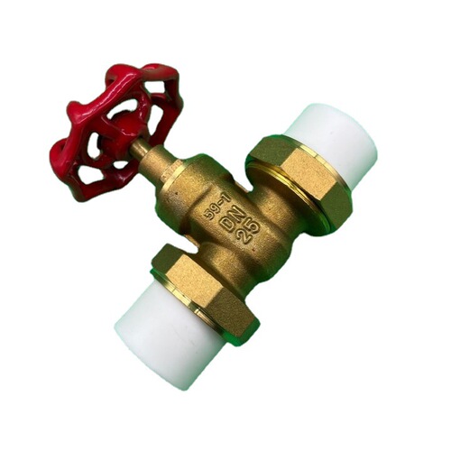 PPR gate valve, dual live fitting hot melt gate valve, PPR copper body copper core gate valve, copper gate valve,PERT gate valve