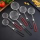 Stainless Steel Pearl Colander Deepening Mesh Leakage Filter Mesh Sieve Milk Tea Shop Simi Spoon Soybean Milk Flour Small Colander